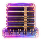 Layered memory chip collectible